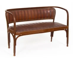 Pamono Vienna Secession Seating Set attributed to Gustav Siegel for J & J Kohn, 1905, Set of 5> Living Room Sets
