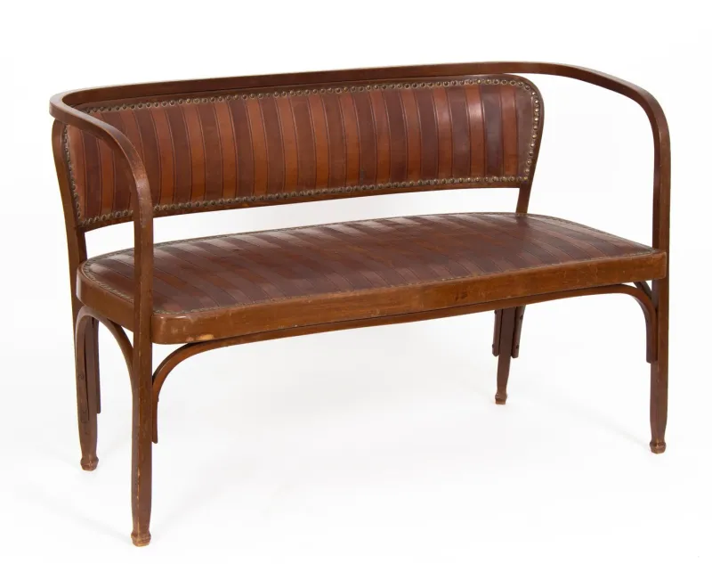 Pamono Vienna Secession Seating Set attributed to Gustav Siegel for J & J Kohn, 1905, Set of 5> Living Room Sets