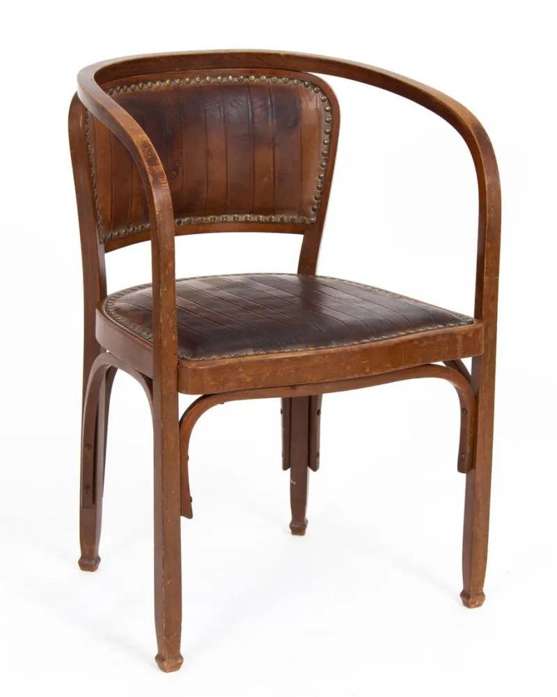 Pamono Vienna Secession Seating Set attributed to Gustav Siegel for J & J Kohn, 1905, Set of 5> Living Room Sets