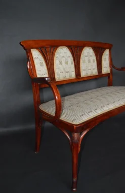 Pamono Vienna Secession Seating Set by J&J Kohn, Austria, 1910s, Set of 3><noscript><img width=