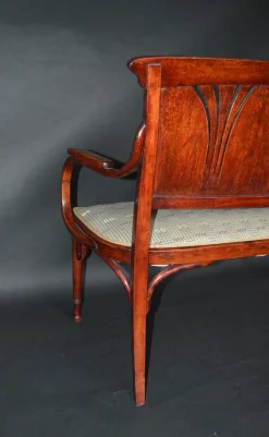 Pamono Vienna Secession Seating Set by J&J Kohn, Austria, 1910s, Set of 3><noscript><img width=