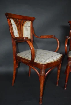 Pamono Vienna Secession Seating Set by J&J Kohn, Austria, 1910s, Set of 3><noscript><img width=
