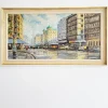 Discount Pamono Vienna's City Center, 1960s, Oil on Canvas