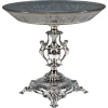 Online Pamono Viennese Art Nouveau Silver Centerpiece with Original Glass Bowl, 1900s