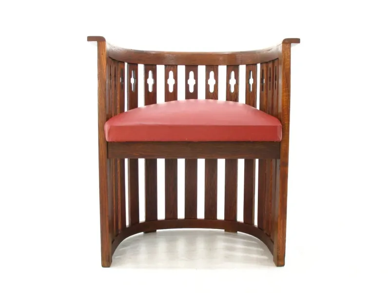 Pamono Viennese Arts & Crafts Oak Sofa and Chair, 1920s, Set of 2> Living Room Sets