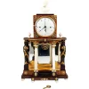 Pamono Viennese Empire Portal Clock with Caryatids and Gilded Fittings, 1810> Clocks