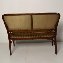 Sale Pamono Viennese Secession 2-Seater Bench from Jacob & Josef Kohn, Early 20th Century