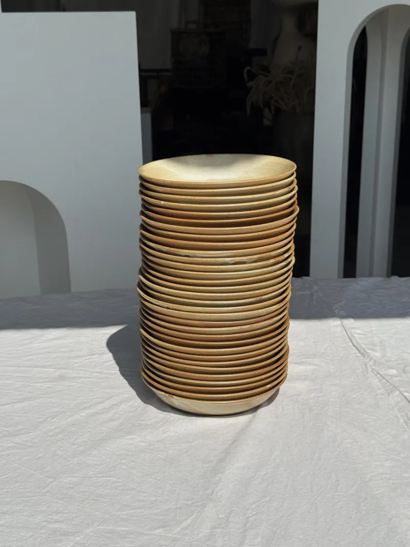 Pamono Village France D19 Soup Plates from CNP, 1980s, Set of 29> Dinner Plates & Bowls