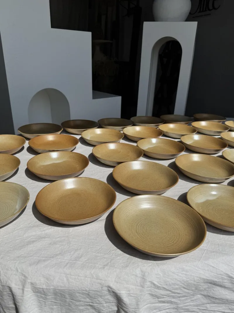 Pamono Village France D19 Soup Plates from CNP, 1980s, Set of 29> Dinner Plates & Bowls