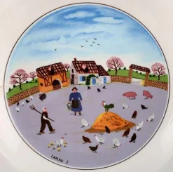 Best Pamono Villeroy & Boch Naif Dinner Service in Porcelain, Set of 6