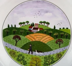 Best Pamono Villeroy & Boch Naif Dinner Service in Porcelain, Set of 6