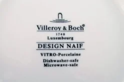 Best Pamono Villeroy & Boch Naif Dinner Service in Porcelain, Set of 6
