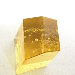 Pamono Vincent Van Goghs the Yellow House V2 Glass Sculpture by Richard Rooze for Jaroslav Wasserbauer><noscript><img width=