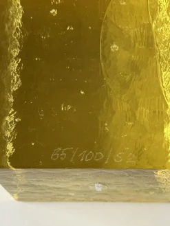 Pamono Vincent Van Goghs the Yellow House V2 Glass Sculpture by Richard Rooze for Jaroslav Wasserbauer><noscript><img width=