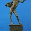 Pamono Vincenzo Gemito, Art Nouveau Nude Sculpture of Water Carrier with a Fountain, Late 1800s, Bronze> Art Nouveau