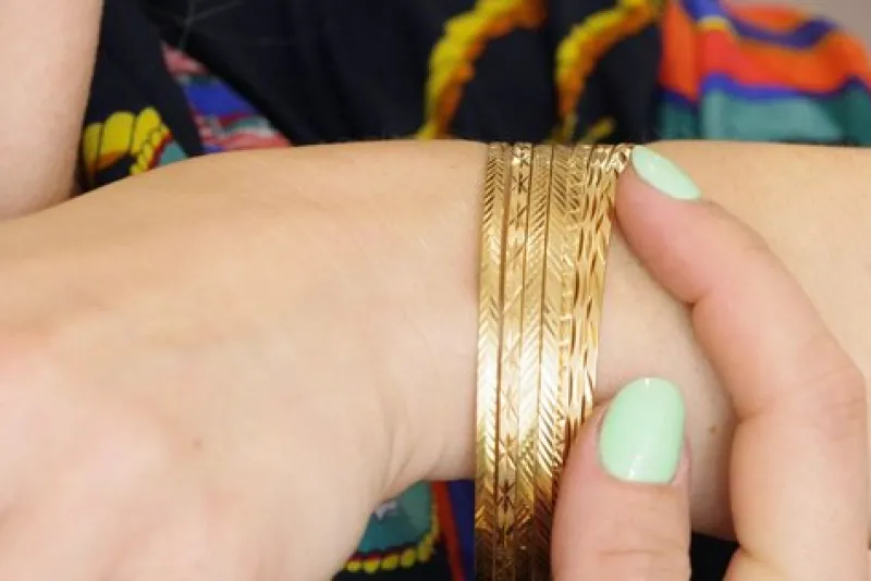 Pamono Vintage 18 Karat Gold Weekly Bracelet> Bracelets