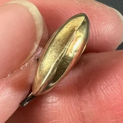 Sale Pamono Vintage 18 Karat Yellow Gold and Platinum Sailing Yacht Charm Pendant, 1940s