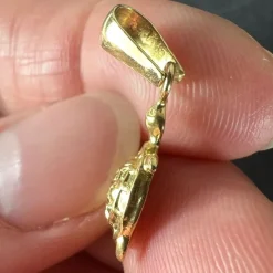 Clearance Pamono Vintage 18 Karat Yellow Gold Turtle Charm Pendant, 1960s