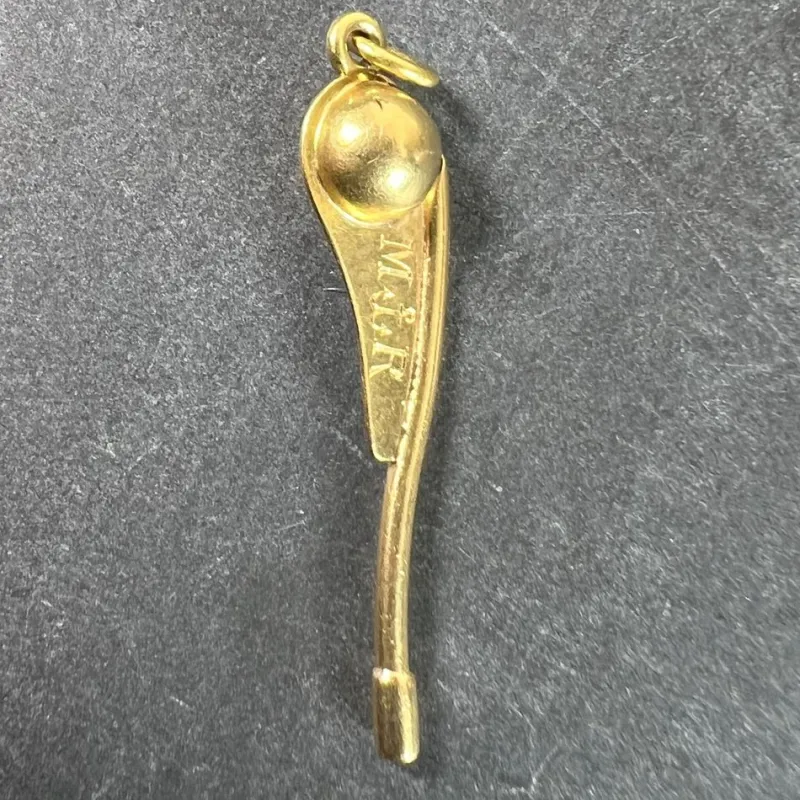 Pamono Vintage 18 Karat Yellow Gold Yacht Charm Pendant, 1950s> Necklaces