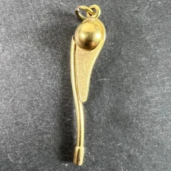 Pamono Vintage 18 Karat Yellow Gold Yacht Charm Pendant, 1950s><noscript><img width=
