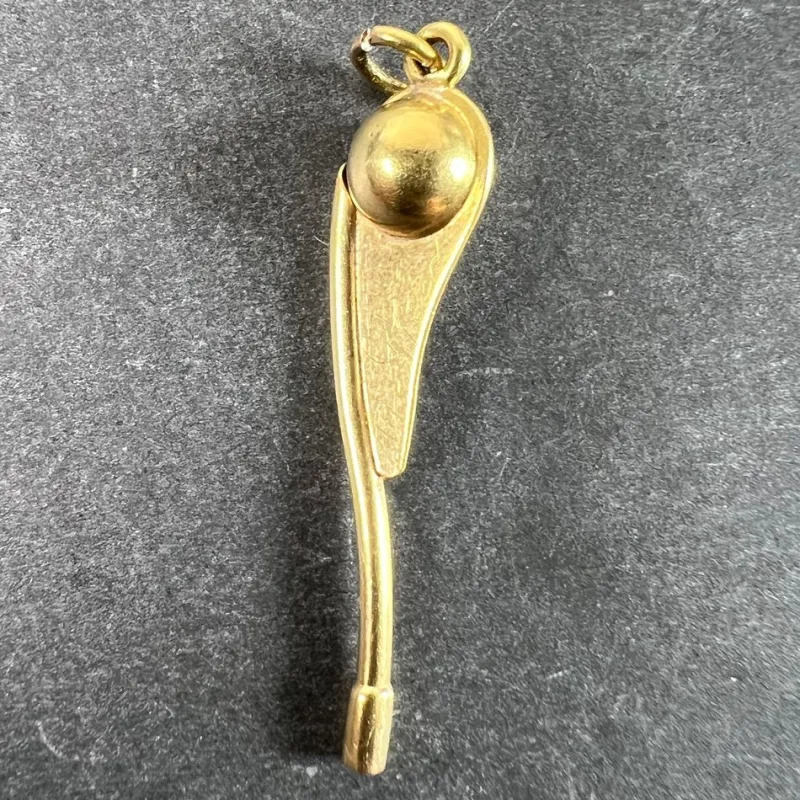 Pamono Vintage 18 Karat Yellow Gold Yacht Charm Pendant, 1950s> Necklaces