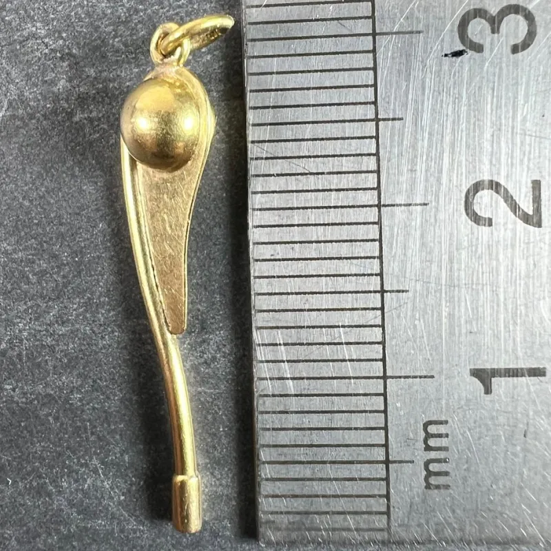 Pamono Vintage 18 Karat Yellow Gold Yacht Charm Pendant, 1950s> Necklaces