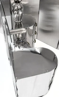 New Pamono Vintage Aluminum Dressing Table