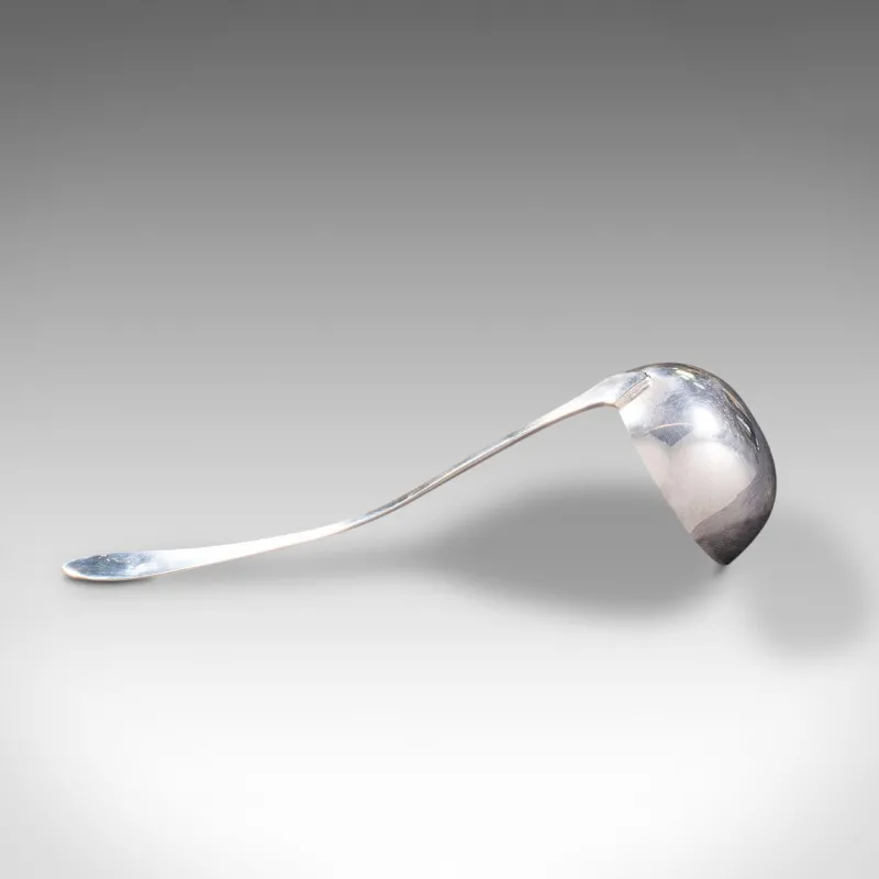Pamono Vintage American Silver Plated Punch Bowl & Spoon, Set of 2> Serving Dishes