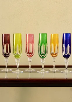 Pamono Vintage Antika Wine Crystal Glasses by Nachtmann, 1970s, Set of 6> Glassware