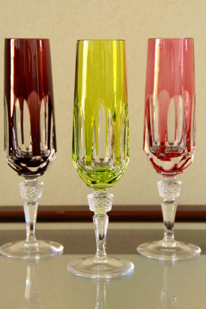 Pamono Vintage Antika Wine Crystal Glasses by Nachtmann, 1970s, Set of 6> Glassware