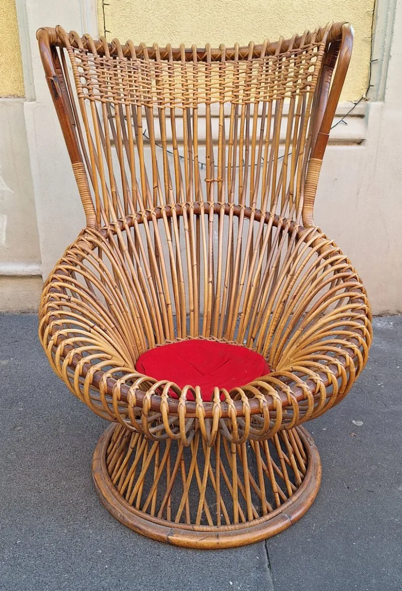Pamono Vintage Armchair by Franco Albini, 1960s> Garden Seating