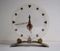 Pamono Vintage Art Deco Baguette Mod. 234 Clock from Jaeger-LeCoultre> Clocks