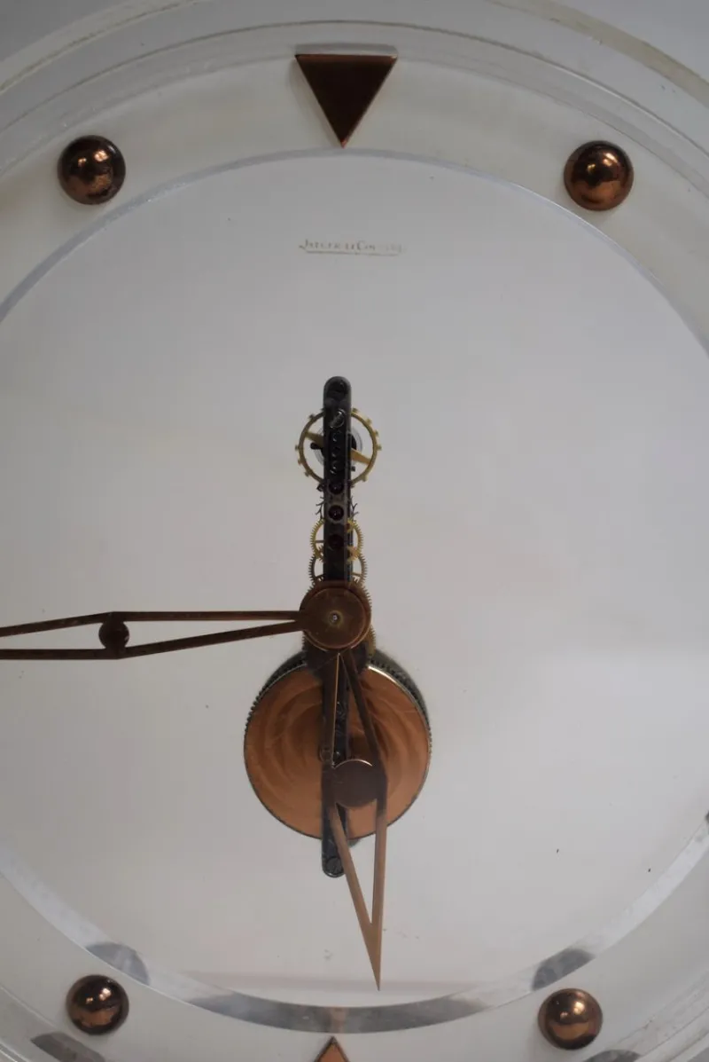 Pamono Vintage Art Deco Baguette Mod. 234 Clock from Jaeger-LeCoultre> Clocks
