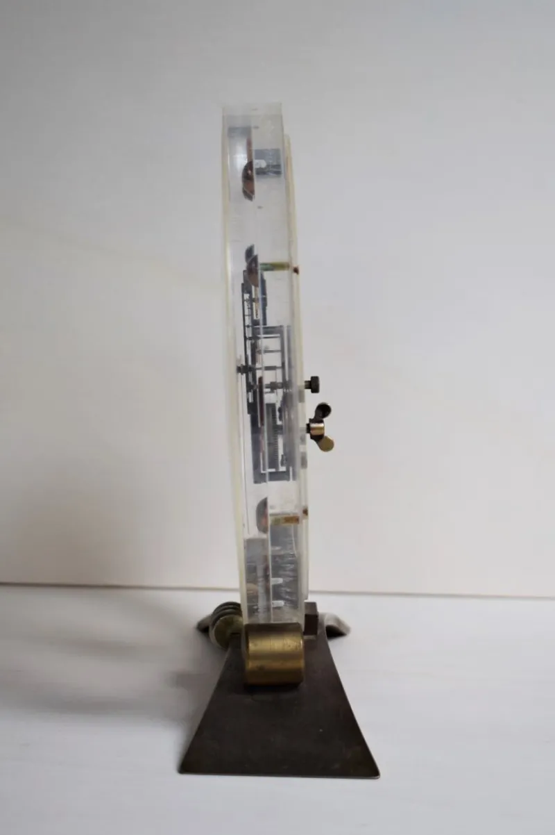 Pamono Vintage Art Deco Baguette Mod. 234 Clock from Jaeger-LeCoultre> Clocks