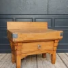 Pamono Vintage Art Deco Butcher Block Table, 1920s> Worktables & Workbenches