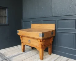 Pamono Vintage Art Deco Butcher Block Table, 1920s><noscript><img width=