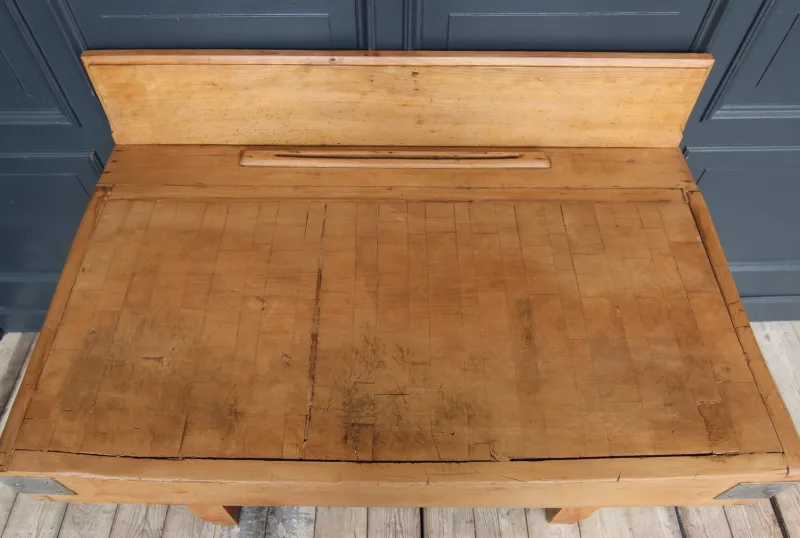 Pamono Vintage Art Deco Butcher Block Table, 1920s> Worktables & Workbenches