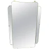 Pamono Vintage Art Deco Emerald Wall Mirror, 1930> Mirrors