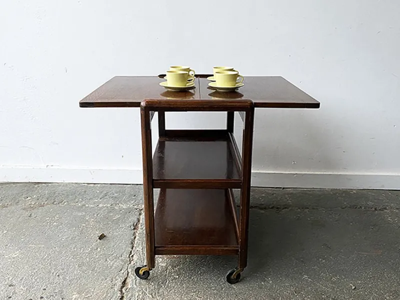 Pamono Vintage Art Deco Extending Drinks Trolley, 1930s> Serving Bar Carts & Trolleys