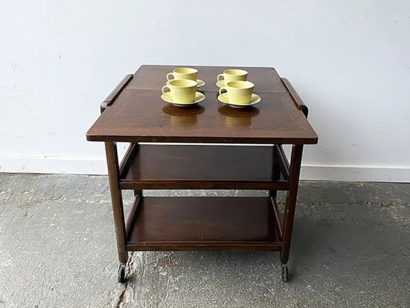 Pamono Vintage Art Deco Extending Drinks Trolley, 1930s> Serving Bar Carts & Trolleys