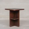 Pamono Vintage Art Deco French Wooden Side Table, 1950s> Coffee & Side Tables