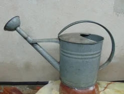 Outlet Pamono Vintage Art Deco Galvanized Watering Can, 1940s