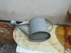 Outlet Pamono Vintage Art Deco Galvanized Watering Can, 1940s