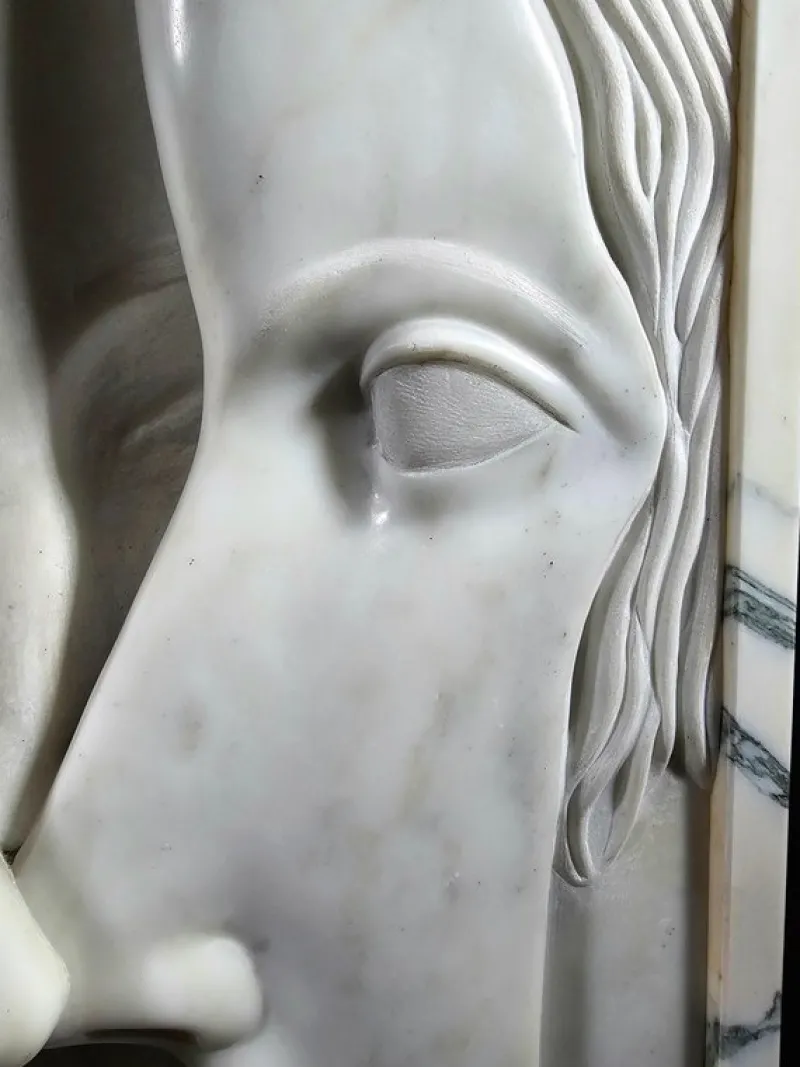 Pamono Vintage Art Deco Marble Sculpture of the Three Graces, 1920> Art Deco