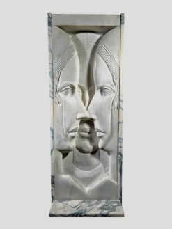 Pamono Vintage Art Deco Marble Sculpture of the Three Graces, 1920><noscript><img width=