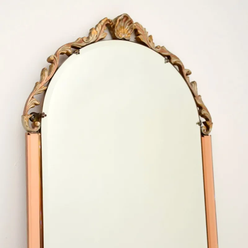 Pamono Vintage Art Deco Mirrors, 1930s, Set of 2> Mirrors