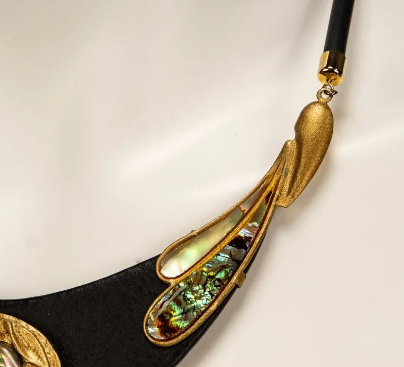 Pamono Vintage Art Deco Necklace and Clip Earrings by Luigi Briglia, 1960s, Set of 3> Necklaces