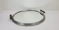 Online Pamono Vintage Art Deco Round Mirror Tray, 1930s