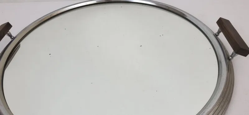 Online Pamono Vintage Art Deco Round Mirror Tray, 1930s