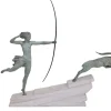 Pamono Vintage Art Deco Sculpture Atlantement in White Bronze by Jean De Marco for Max Le Verrier, 1920s> Art Deco